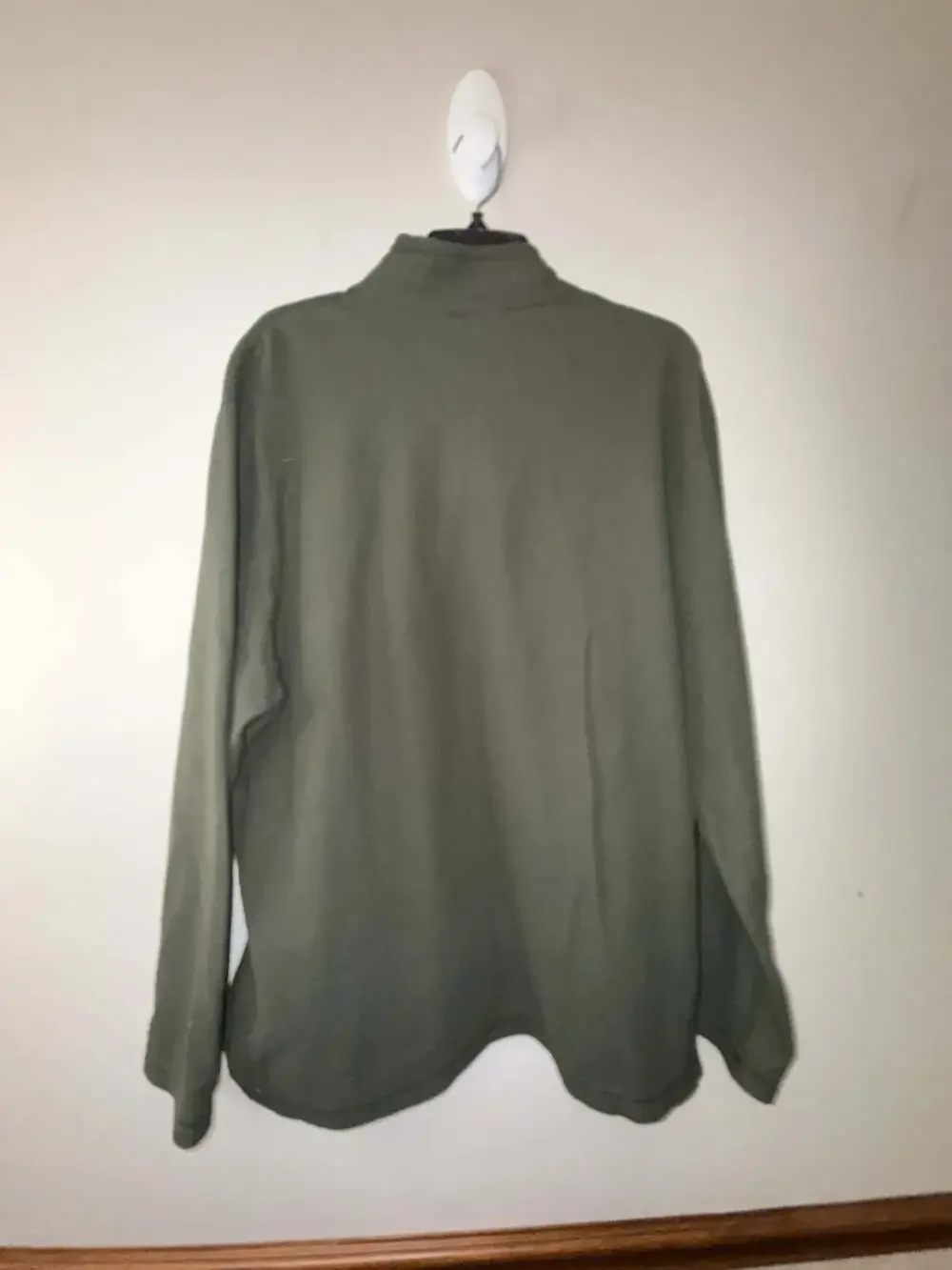 The North Face Men's 1/4 Zip Fleece Pullover Olive Green